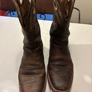 Ariat Brown Leather Cowboy Boots